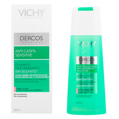 Anti-skæl Shampoo Dercos Vichy (200 m) Hår med skæl