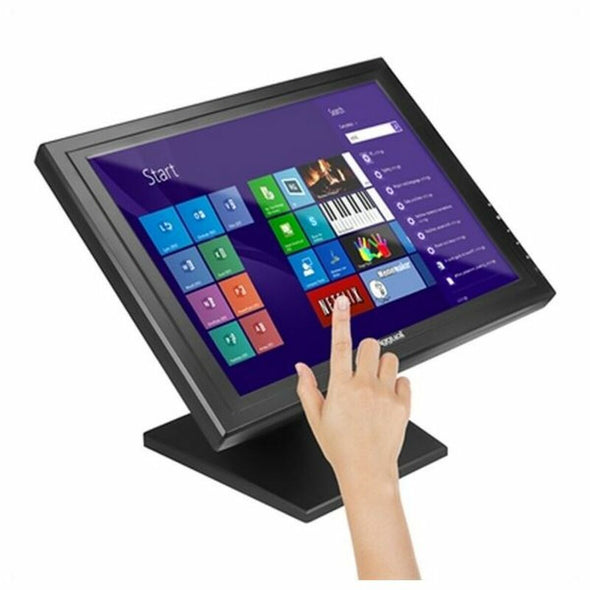 Touch Screen Monitor iggual MTL15B 15" LCD XGA USB Sort