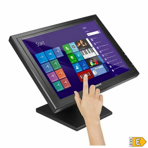 Touch Screen Monitor iggual MTL15B 15" LCD XGA USB Sort
