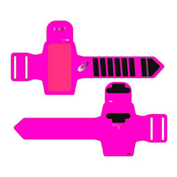 Sportsarmbånd med output til hovedtelefoner Asics MP3 Arm Tube Pink