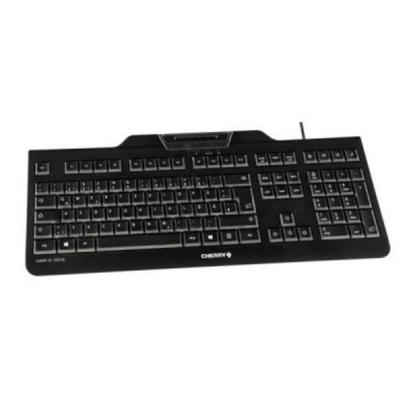 Tastatur med reader Cherry JK-A0100ES-2 Sort