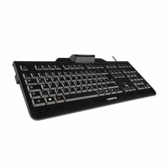 Tastatur med reader Cherry JK-A0100ES-2 Sort