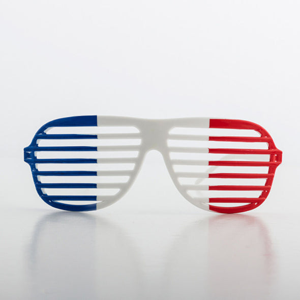 Shutterbriller med Fransk Flag